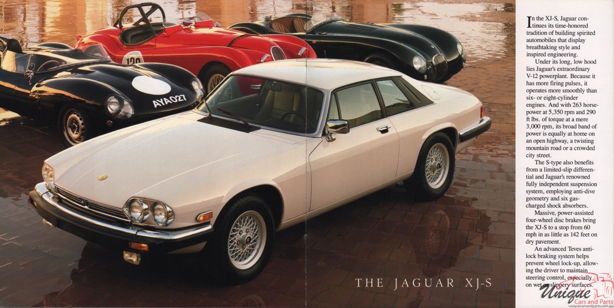 1991 Jaguar Model Lineup Brochure Page 7